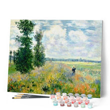 Laden Sie das Bild in den Galerie-Viewer, Malen nach Zahlen für Erwachsene | Monet - Mohnfeld | Figured'Art