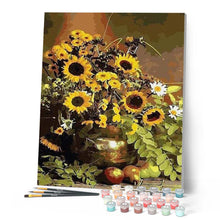 Laden Sie das Bild in den Galerie-Viewer, Malen nach Zahlen für Erwachsene | Sonnenblumen und Früchte | Figured'Art