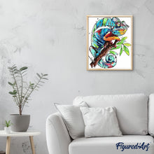 Laden Sie das Bild in den Galerie-Viewer, Malen nach Zahlen Erwachsene Chamäleon Figured'Art