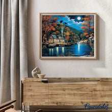 Laden Sie das Bild in den Galerie-Viewer, Malen nach Zahlen für Erwachsene | Mondnacht | Figured'Art