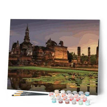 Laden Sie das Bild in den Galerie-Viewer, Malen nach Zahlen für Erwachsene | Tempel in Thailand | Figured'Art