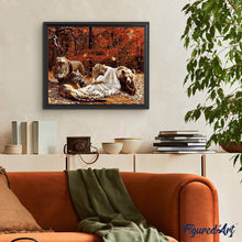 Laden Sie das Bild in den Galerie-Viewer, Malen nach Zahlen für Erwachsene | Frau mit wilden Tieren | Figured'Art