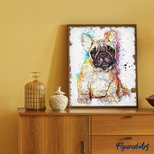 Laden Sie das Bild in den Galerie-Viewer, Malen nach Zahlen für Erwachsene | Brauner Hund | Figured'Art