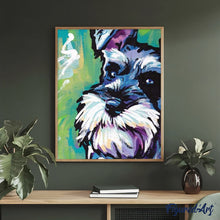 Laden Sie das Bild in den Galerie-Viewer, Malen nach Zahlen für Erwachsene | Hund mit aggressivem Blick | Figured'Art
