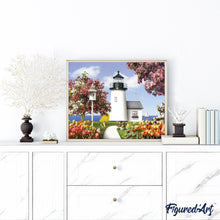 Laden Sie das Bild in den Galerie-Viewer, Leuchtturm im Frühling