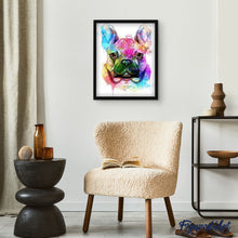 Laden Sie das Bild in den Galerie-Viewer, Malen nach Zahlen für Erwachsene | Schöner bunter Hund | Figured'Art