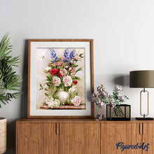 Laden Sie das Bild in den Galerie-Viewer, Malen nach Zahlen für Erwachsene | Bunter Blumenstrauß | Figured'Art
