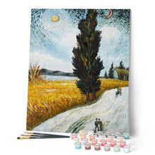 Laden Sie das Bild in den Galerie-Viewer, Malen nach Zahlen für Erwachsene | Weizenfeld unter der Sonne | Figured'Art