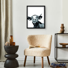 Laden Sie das Bild in den Galerie-Viewer, Malen nach Zahlen für Erwachsene | Stilvolle Kuh | Figured'Art