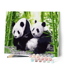 Laden Sie das Bild in den Galerie-Viewer, Malen nach Zahlen für Erwachsene | Pandas in Japan | Figured'Art