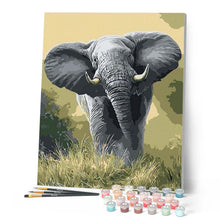 Laden Sie das Bild in den Galerie-Viewer, Malen nach Zahlen für Erwachsene | Afrikanischer Elefant | Figured'Art