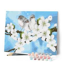 Laden Sie das Bild in den Galerie-Viewer, Malen nach Zahlen für Erwachsene | Vögel und Magnoliablumen | Figured'Art