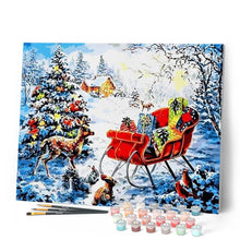 Laden Sie das Bild in den Galerie-Viewer, Malen nach Zahlen für Erwachsene | Hirsche und Weihnachtsgeschenke | Figured'Art