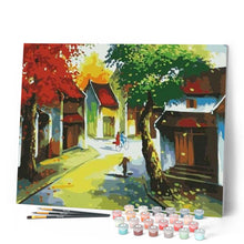Laden Sie das Bild in den Galerie-Viewer, Malen nach Zahlen für Erwachsene | Herbstblätter in Asien | Figured'Art