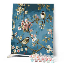 Laden Sie das Bild in den Galerie-Viewer, Malen nach Zahlen für Erwachsene | Blumen und Vögel | Figured'Art