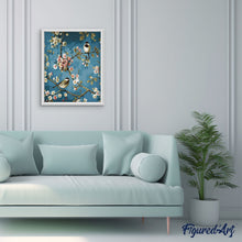 Laden Sie das Bild in den Galerie-Viewer, Blumen und Vögel
