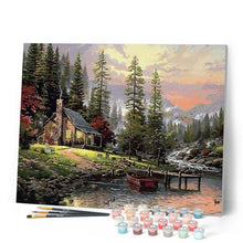 Laden Sie das Bild in den Galerie-Viewer, Malen nach Zahlen für Erwachsene | Bergchalet | Figured'Art