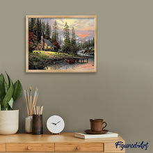 Laden Sie das Bild in den Galerie-Viewer, Malen nach Zahlen für Erwachsene | Bergchalet | Figured'Art