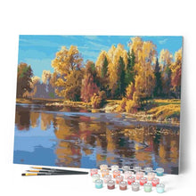 Laden Sie das Bild in den Galerie-Viewer, Malen nach Zahlen für Erwachsene | Fluss in Frankreich | Figured'Art