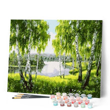 Laden Sie das Bild in den Galerie-Viewer, Bäume in der Nähe des Flusses