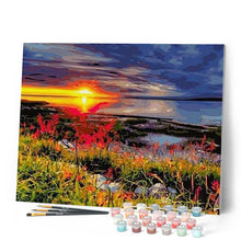 Laden Sie das Bild in den Galerie-Viewer, Malen nach Zahlen Erwachsene Sonnenuntergang Figured'Art