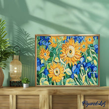 Laden Sie das Bild in den Galerie-Viewer, Malen nach Zahlen für Erwachsene | Van Gogh - Sonnenblumen Garten | Figured'Art
