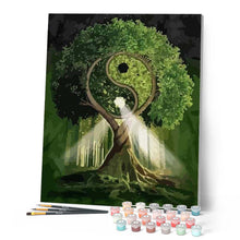 Laden Sie das Bild in den Galerie-Viewer, Malen nach Zahlen für Erwachsene | Yin und Yang Baum | Figured'Art