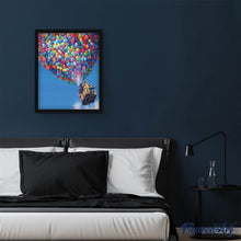 Laden Sie das Bild in den Galerie-Viewer, Malen nach Zahlen für Erwachsene | Haus und Luftballons | Figured'Art
