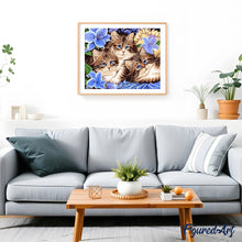 Laden Sie das Bild in den Galerie-Viewer, Malen nach Zahlen für Erwachsene | Die Katzenfamilie | Figured'Art