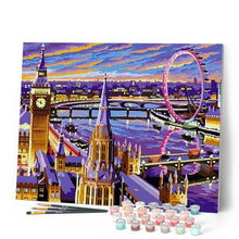 Laden Sie das Bild in den Galerie-Viewer, Malen nach Zahlen für Erwachsene | London bunt | Figured'Art