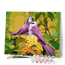 Laden Sie das Bild in den Galerie-Viewer, Malen nach Zahlen für Erwachsene | Kleine Vögel im Frühjahr | Figured'Art