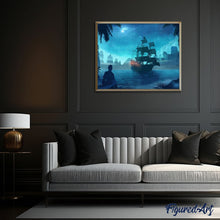 Laden Sie das Bild in den Galerie-Viewer, Malen nach Zahlen für Erwachsene | Boot in der Nähe der Insel | Figured'Art