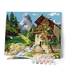 Laden Sie das Bild in den Galerie-Viewer, Hütte am Bachufer | Figured'Art