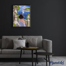 Laden Sie das Bild in den Galerie-Viewer, Segelboot von der Terrasse