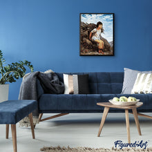 Laden Sie das Bild in den Galerie-Viewer, Malen nach Zahlen für Erwachsene | Holz sammelndes Mädchen | Figured'Art