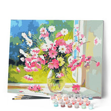 Laden Sie das Bild in den Galerie-Viewer, Blumen in Glasvase | Figured'Art