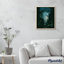 Laden Sie das Bild in den Galerie-Viewer, Malen nach Zahlen für Erwachsene | Weißes Einhorn | Figured'Art
