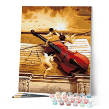 Laden Sie das Bild in den Galerie-Viewer, Kleine Engel und Violine