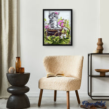 Laden Sie das Bild in den Galerie-Viewer, Niedliches graues Kätzchen