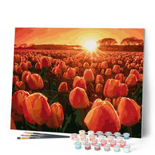 Laden Sie das Bild in den Galerie-Viewer, Tulpen beim Sonnenaufgang