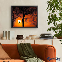 Laden Sie das Bild in den Galerie-Viewer, Malen nach Zahlen für Erwachsene | Katze und Vollmond | Figured'Art