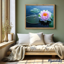 Laden Sie das Bild in den Galerie-Viewer, Malen nach Zahlen für Erwachsene | Glühende Seerose | Figured'Art