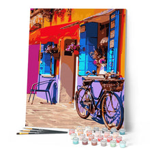 Laden Sie das Bild in den Galerie-Viewer, Buntes Café | Figured'Art
