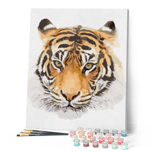 Laden Sie das Bild in den Galerie-Viewer, Malen nach Zahlen Erwachsene Tigerkopf Figured'Art