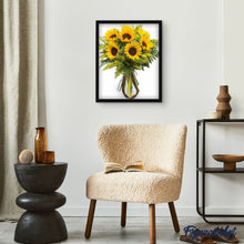 Laden Sie das Bild in den Galerie-Viewer, Malen nach Zahlen Erwachsene Gelbe Sonnenblume Figured'Art