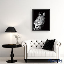 Laden Sie das Bild in den Galerie-Viewer, Malen nach Zahlen für Erwachsene | Zebra in schwarzweiß | Figured'Art