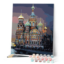 Laden Sie das Bild in den Galerie-Viewer, Malen nach Zahlen für Erwachsene | Russische Kirche | Figured'Art
