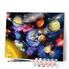 Laden Sie das Bild in den Galerie-Viewer, Malen nach Zahlen für Erwachsene | Sonnensystem | Figured'Art