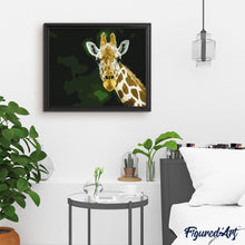 Laden Sie das Bild in den Galerie-Viewer, Malen nach Zahlen für Erwachsene | Kopf und Hals der Giraffe | Figured'Art