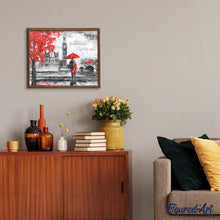 Laden Sie das Bild in den Galerie-Viewer, Malen nach Zahlen für Erwachsene | Roter Schirm in London | Figured'Art